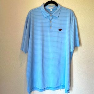 Peter Millar Arkansas Stripe Performance Polo. XL